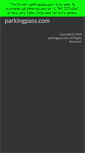 Mobile Screenshot of parkingpass.com