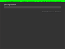 Tablet Screenshot of parkingpass.com
